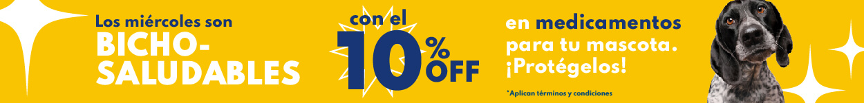 10% OFF en medicamentos para tu mascota